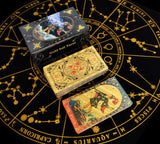 金色八芒星塔羅牌