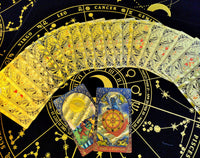 金色八芒星塔羅牌