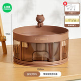 LINE FRIENDS 廚房旋轉多格調料收納盒 🐻🍶✨