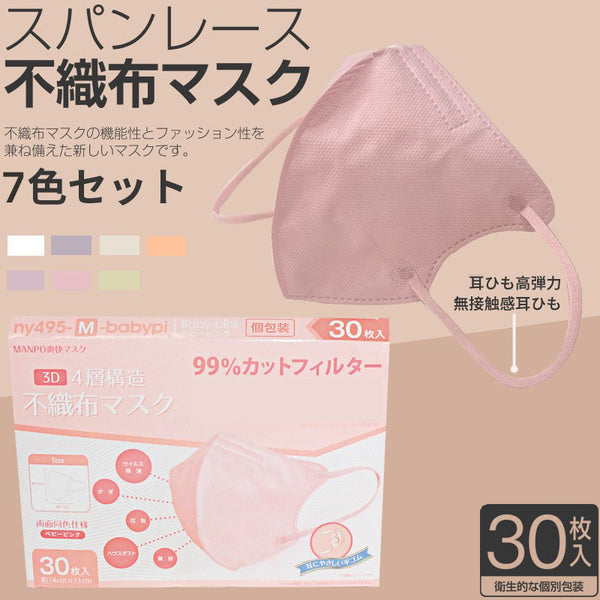 日本 Hillstone 立體口罩一盒30個 獨立包裝