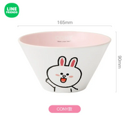 LINE FRIENDS 斗笠沙拉碗 🍜🥗 拉麵碗 🐻✨