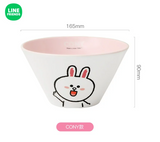 LINE FRIENDS 斗笠沙拉碗 🍜🥗 拉麵碗 🐻✨