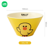 LINE FRIENDS 斗笠沙拉碗 🍜🥗 拉麵碗 🐻✨